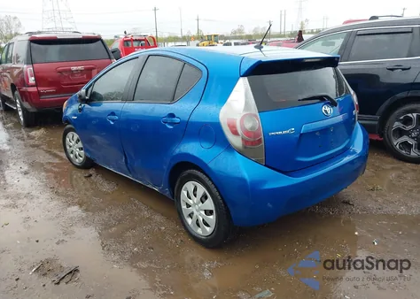 2012 Toyota Prius C Two from USA, damaged, VIN JTDKDTB31C1017250